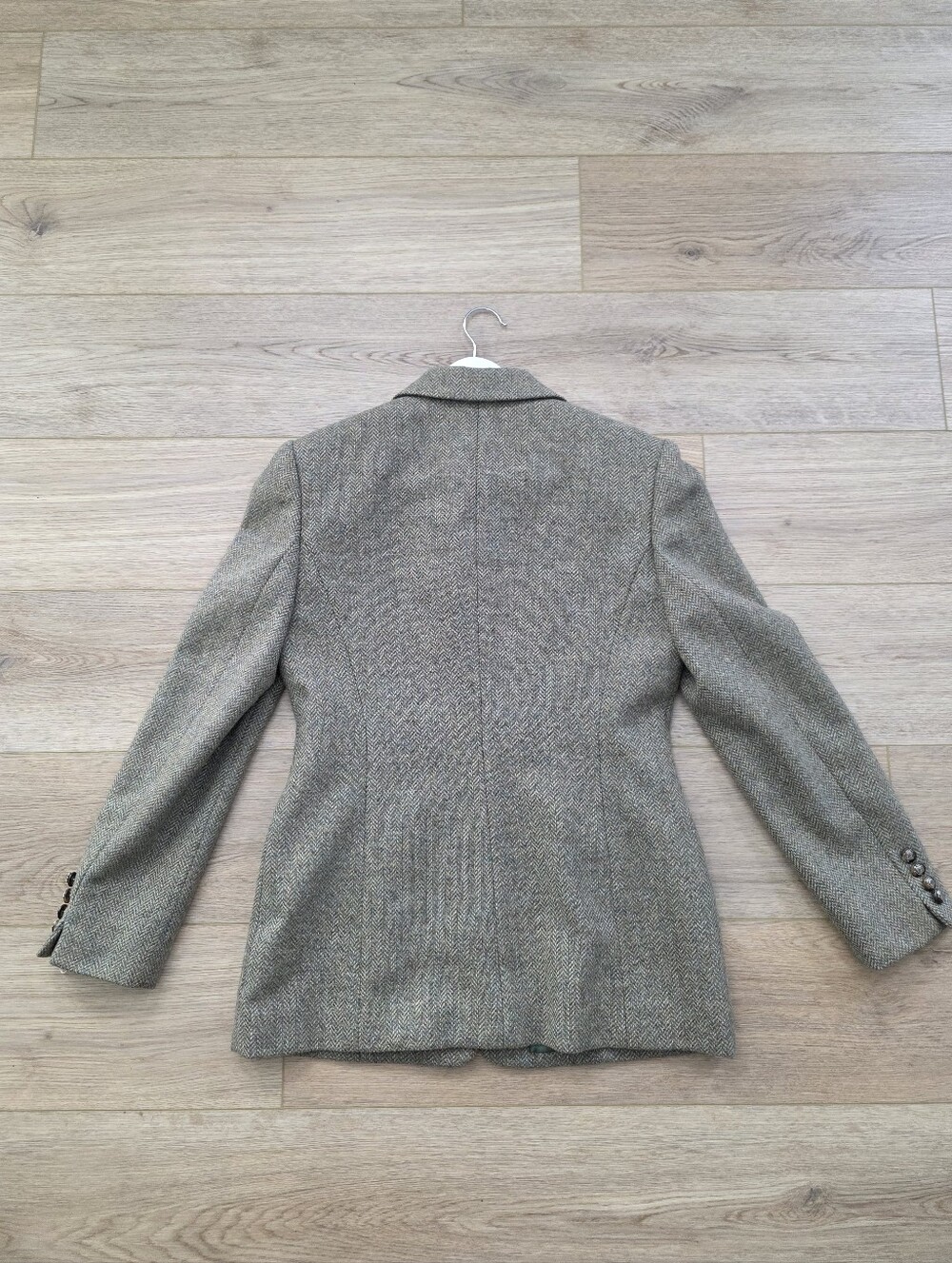 NEW Lauren Ralph Lauren Wool Tweed Blazer Riding Jacket Size 8 DEADSTOCK - Picture 9 of 16